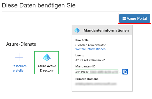 Azure AD Mandanten-ID