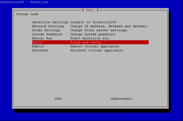 Satellit Konsole - Tools