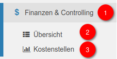 Unterbereiche - Finanzen & Controlling
