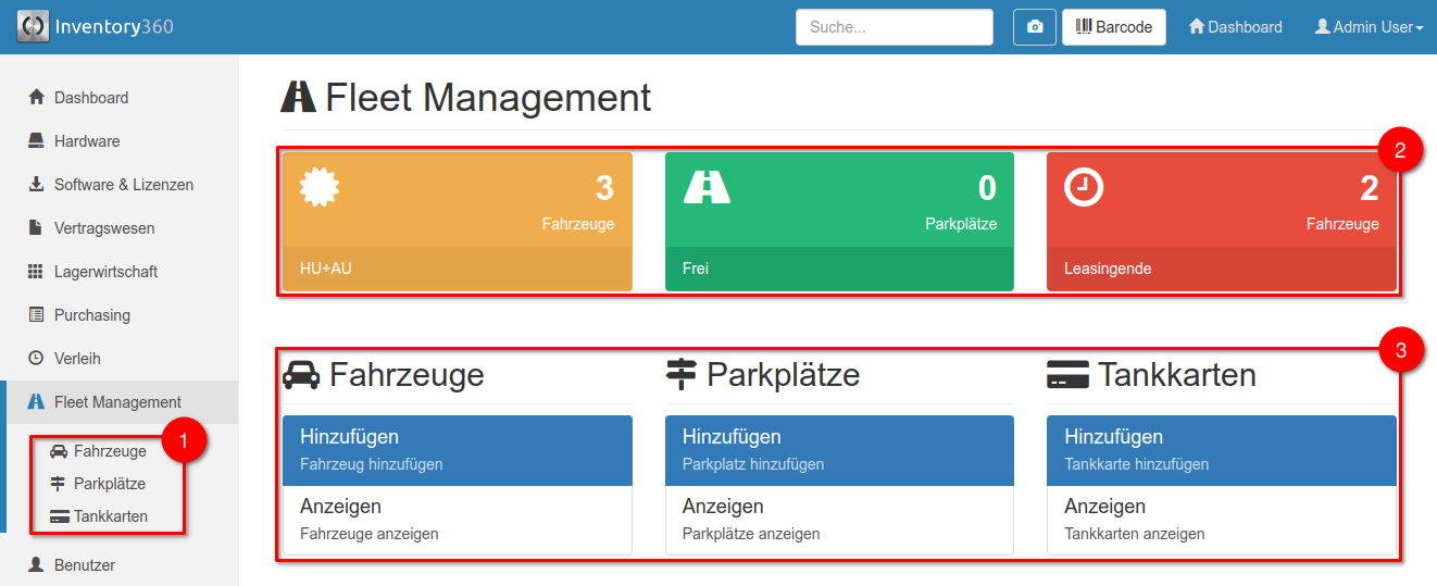 Aufbau - Fleet Management