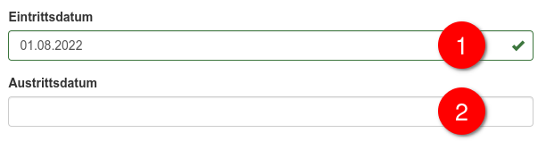Anlegen eines neuen Mitarbeiters