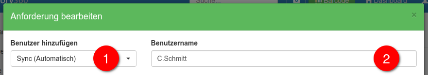 Zusammenführung Mitarbeiter / Benutzer