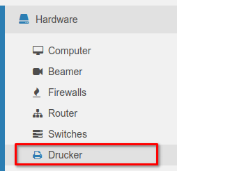 Öffnen der Drucker-Übersicht