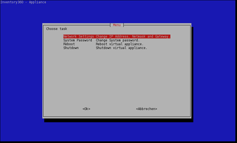 Konfigurations-Konsole