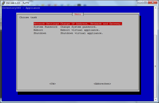 Konfigurations-Konsole