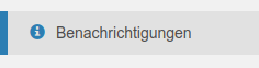 Einstellungsbereich - Benachrichtigungen