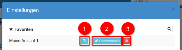 Favorit umbenennen