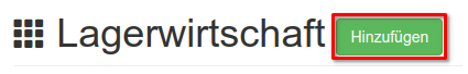 Anlegen eines neuen Lagerartikels