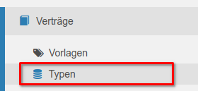Verwaltung von Vertragstypen