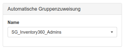 Verknüpfen einer externen Gruppe