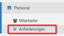 Zugriff auf den Anforderungsbereich