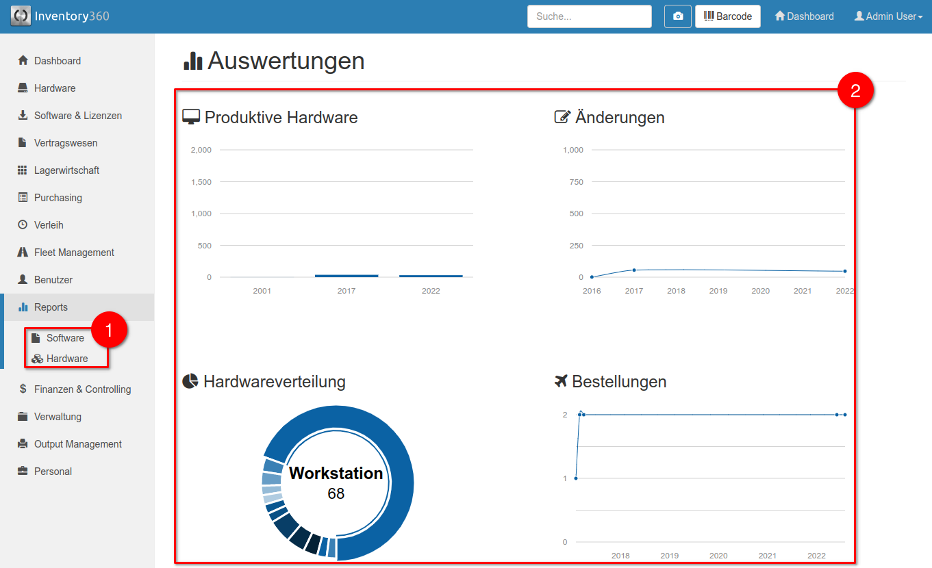 Aufbau - Reports