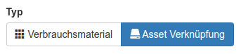 Lagerartikel - Asset Verknüpfung