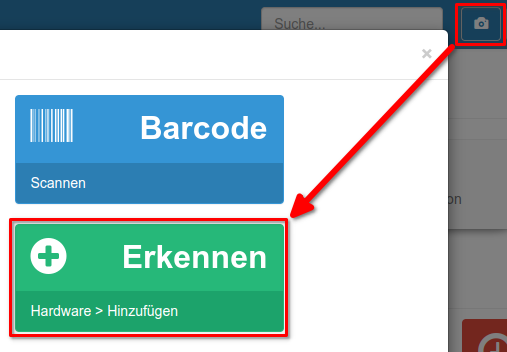 Hardware per VISOR Scan inventarisieren