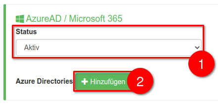 Aktivierung von Azure AD