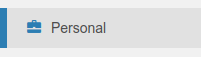 Einstellungen des Personalbereichs