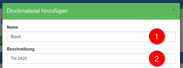 Name & Beschreibung des Artikels