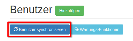 Synchronisation manuell starten