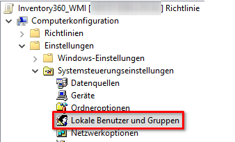Lokale Benutzer und Gruppen