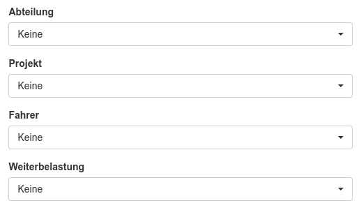 Zuordnung zu weiteren Organisationseinheiten