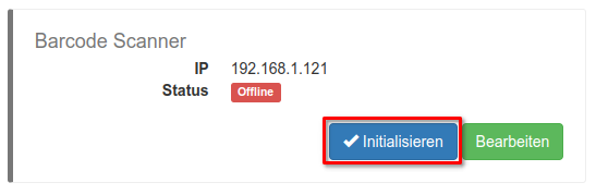 Initialisieren der Verbindung