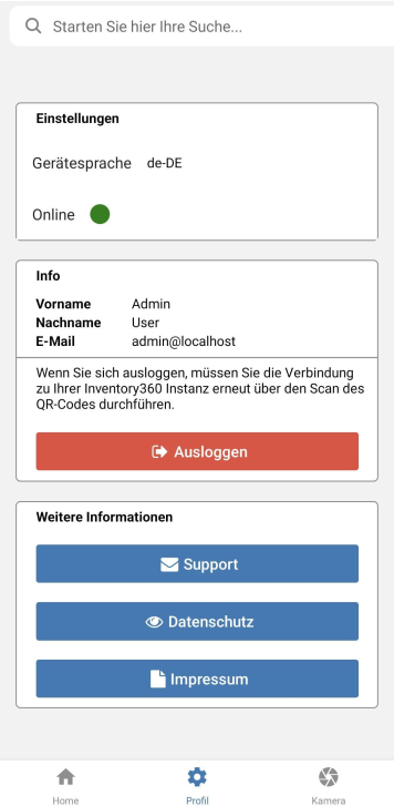 Profil-Übersicht