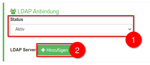 Globale LDAP Konfiguration