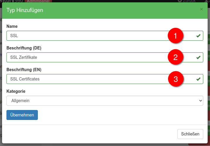 Anlage eines Vertragstyps