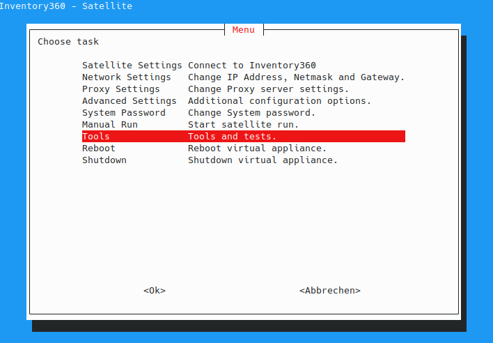 Satellit Konsole - Tools