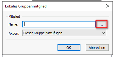 Der Gruppe hinzufügen