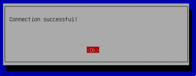 Erfolgreicher Verbindungsaufbau