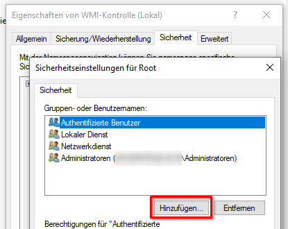 Benutzer hinzufügen