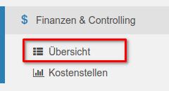 Übersichts- / Listenbereich