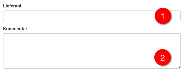 Anlegen eines neuen Lagerartikels