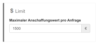 Budget-Limits pro Anfrage