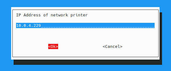 Auswahl des Drucker-Modells