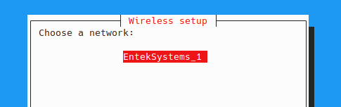 Auswahl des WLAN Netzes