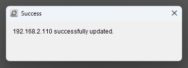 Installation erfolgreich