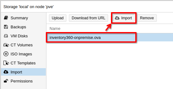 Schritt 3 - Import der OVA-Datei