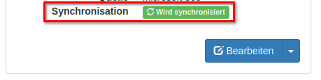 Synchronisations-Status von Jamf Pro