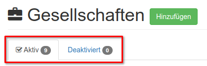 Filter nach Status