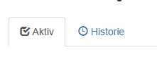 Aktive Lizenzen und Historie