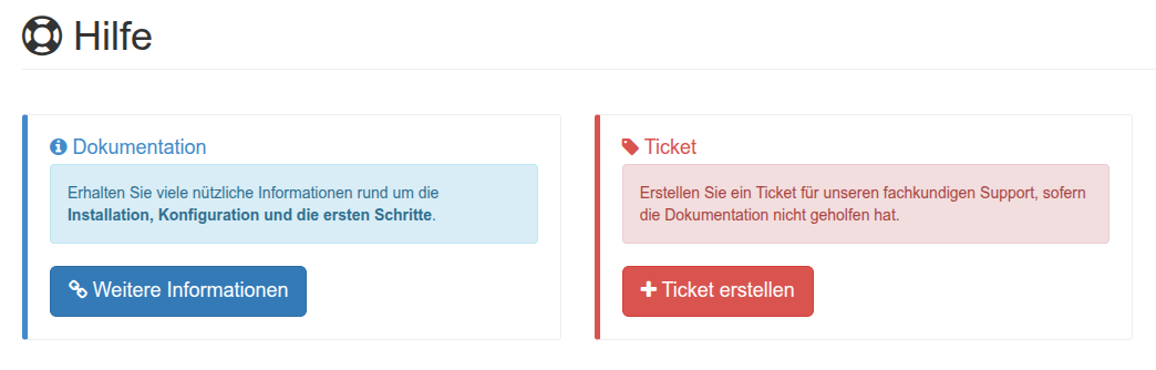Neuer Einstiegsbereich in die Hilfe