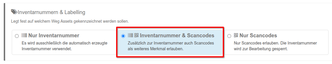 Einstellungen zum genutzten Labelling-Verhalten