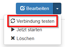 Miradore Verbindung testen