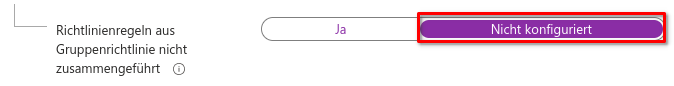 Intune - Richlinienregeln aus Gruppenrichtlinien