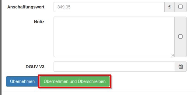 Direkte Übernahme im Dialog