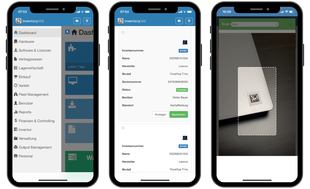 Mobile Ansicht von Inventory360